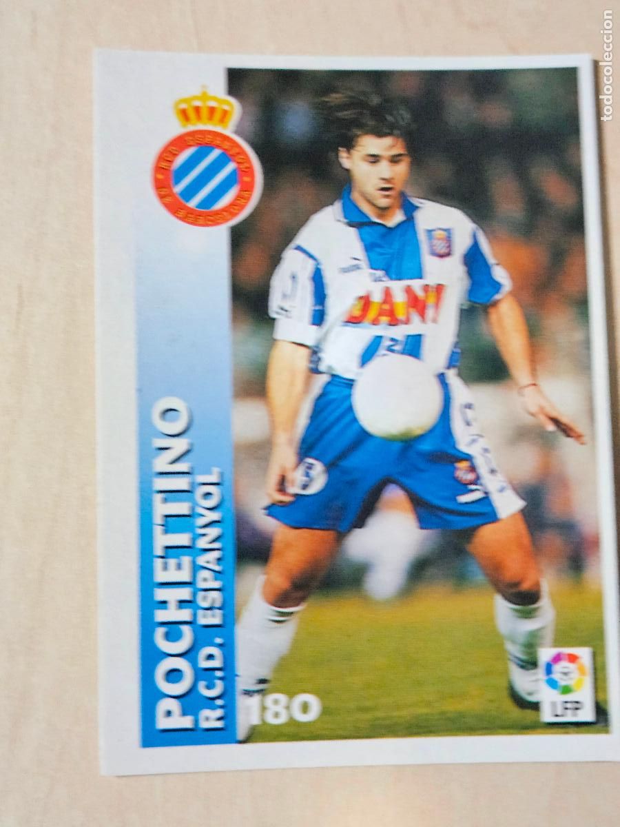 Cromos de Futebol: FICHA N&ordm; 180 POCHETTINO - CHUPA CHUPS 1998-1999, 98-99 - ESPANYOL - NUEVO
