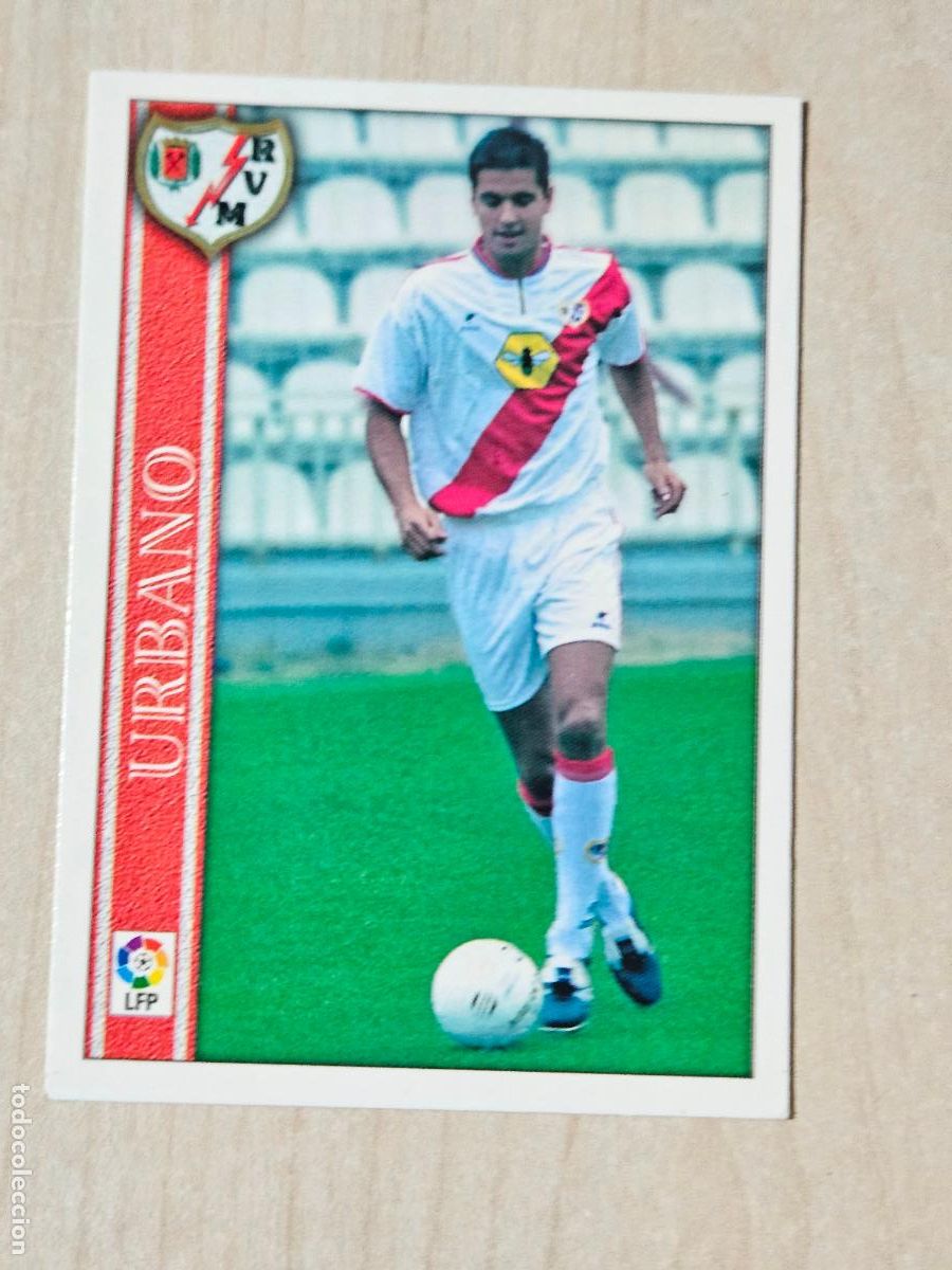 Cromos de Futebol: N&ordm; 177 URBANO - LAS FICHAS DE LA LIGA 2001 - MUNDICROMO - RAYO VALLECANO