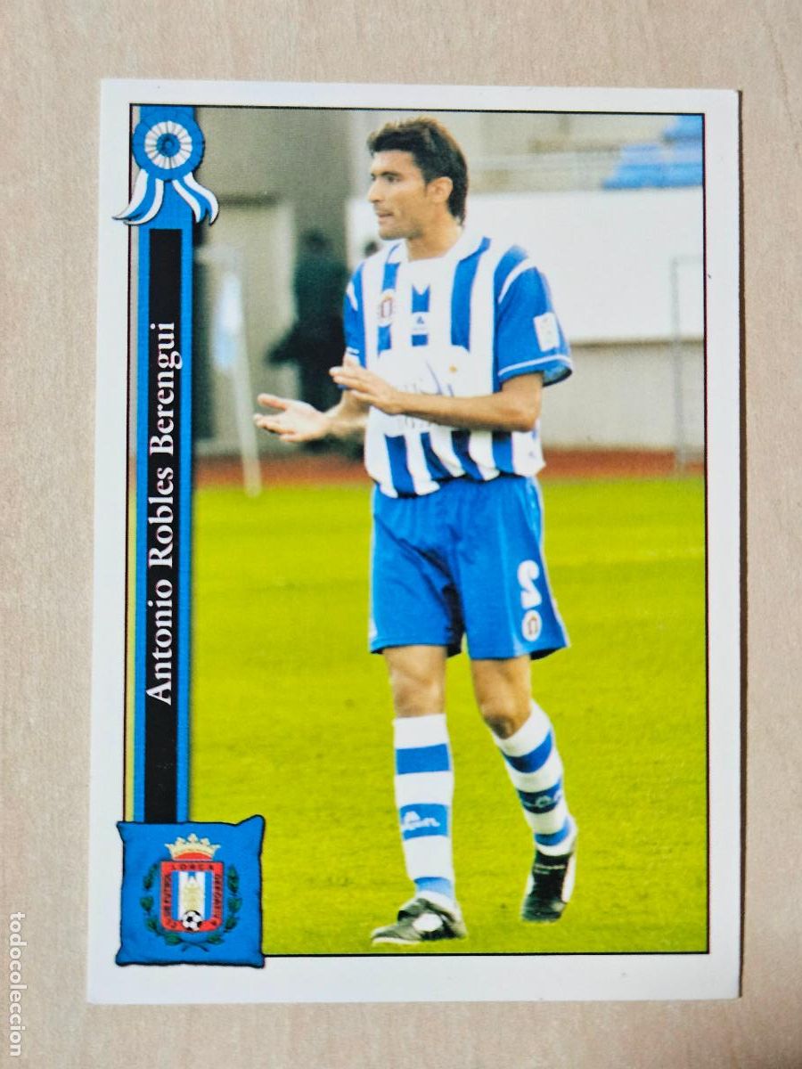 Figurine di Calcio: N&ordm; 1049 ROBLES - MUNDICROMO - LAS FICHAS DE LA LIGA 2006 - PLATINUM - LORCA