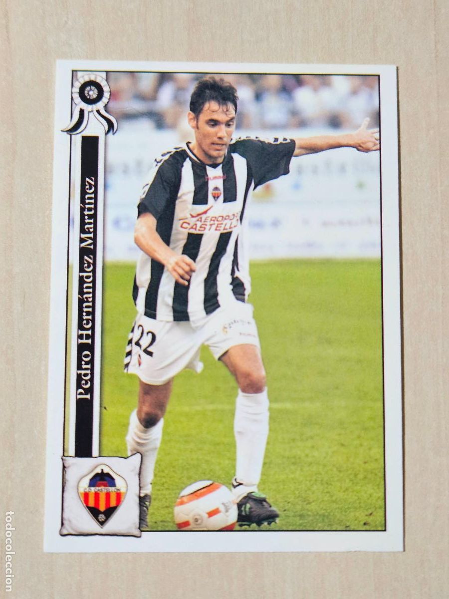 Figurine di Calcio: N&ordm; 1032 PEDRO HERNANDEZ - MUNDICROMO - LAS FICHAS DE LA LIGA 2006 - PLATINUM - CASTELLON