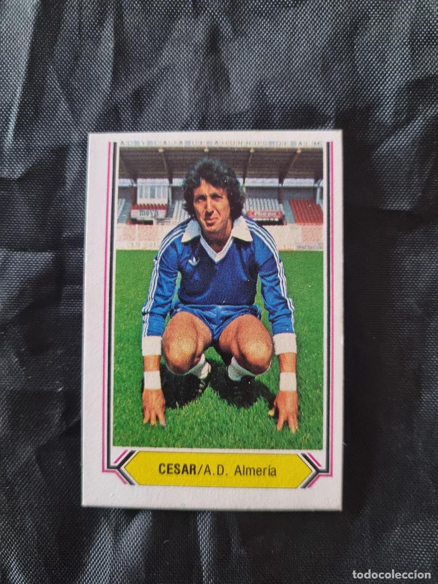 Fu&szlig;ball-Sticker: CESAR. ALMERIA . NUEVO SIN PEGAR. EDICIONES ESTE LIGA 80/81. 1980/81. 1980/1981. PEDIDO MINIMO 3&euro;