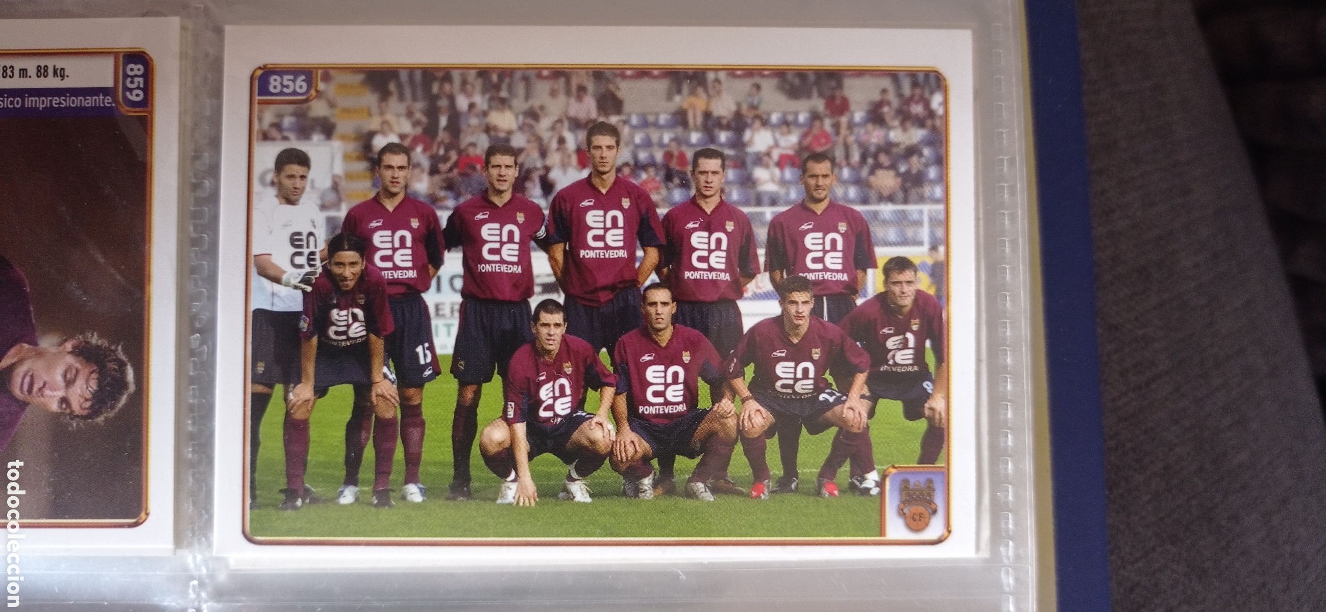 Cromos de f&uacute;tbol: M PONTEVEDRA CF EQUIPO COMPLETO MUNDICROMO 2004 2005 LEER DESCRIPCI&Oacute;N