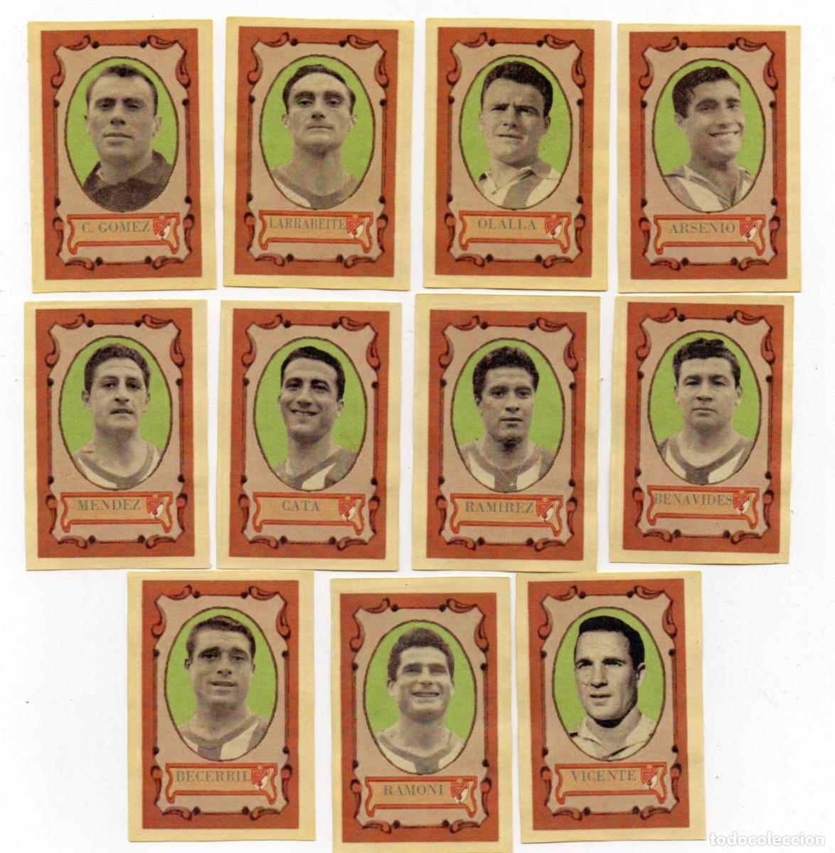 Cartes &agrave; collectionner de Football: GRANADA 1958, DE CHOCOLATES GREFER.