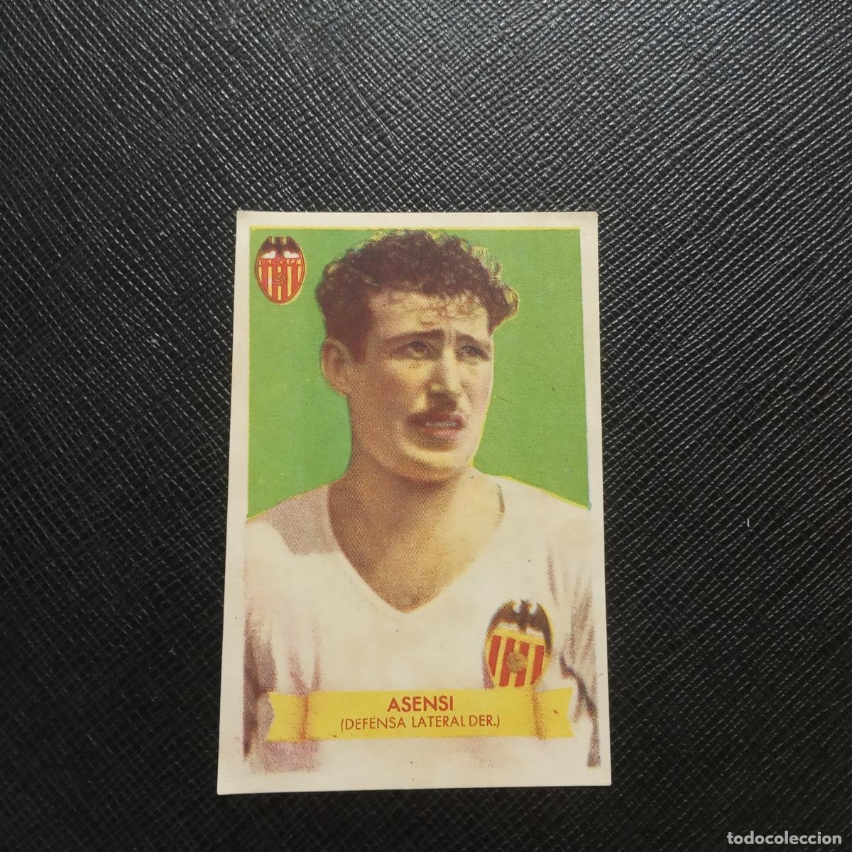 Figurine di Calcio: ASENSI VALENCIA BRUGUERA 1949 1950 CROMO FUTBOL 49 50 LIGA - SIN PEGAR - A48 PG47