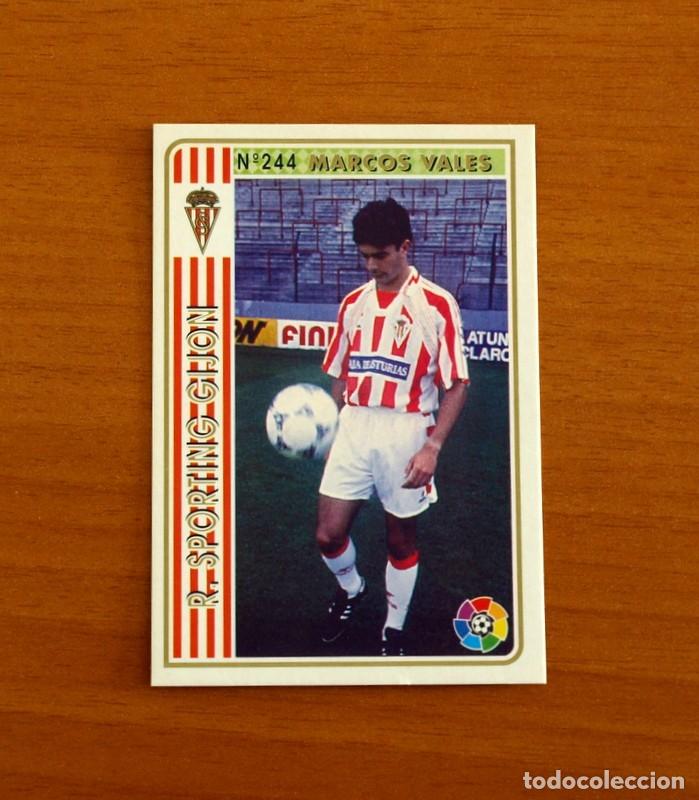 Cromos de F&uacute;tbol: Sporting de Gij&oacute;n -N&ordm; 244 Marcos Vales -Mundicromo Las Fichas de la Liga 1994-1995-94-95