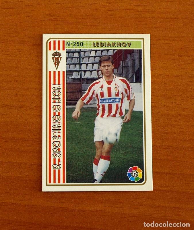 Cromos de F&uacute;tbol: Sporting de Gij&oacute;n -N&ordm; 250 Lediakhov -Mundicromo Las Fichas de la Liga 1994-1995-94-95