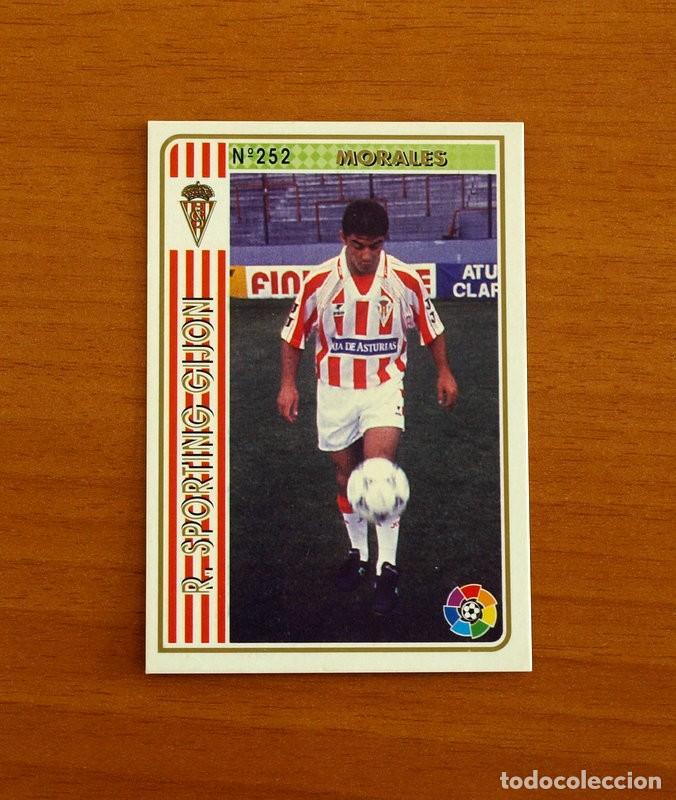Cromos de F&uacute;tbol: Sporting de Gij&oacute;n -N&ordm; 252 Morales -Mundicromo Las Fichas de la Liga 1994-1995-94-95