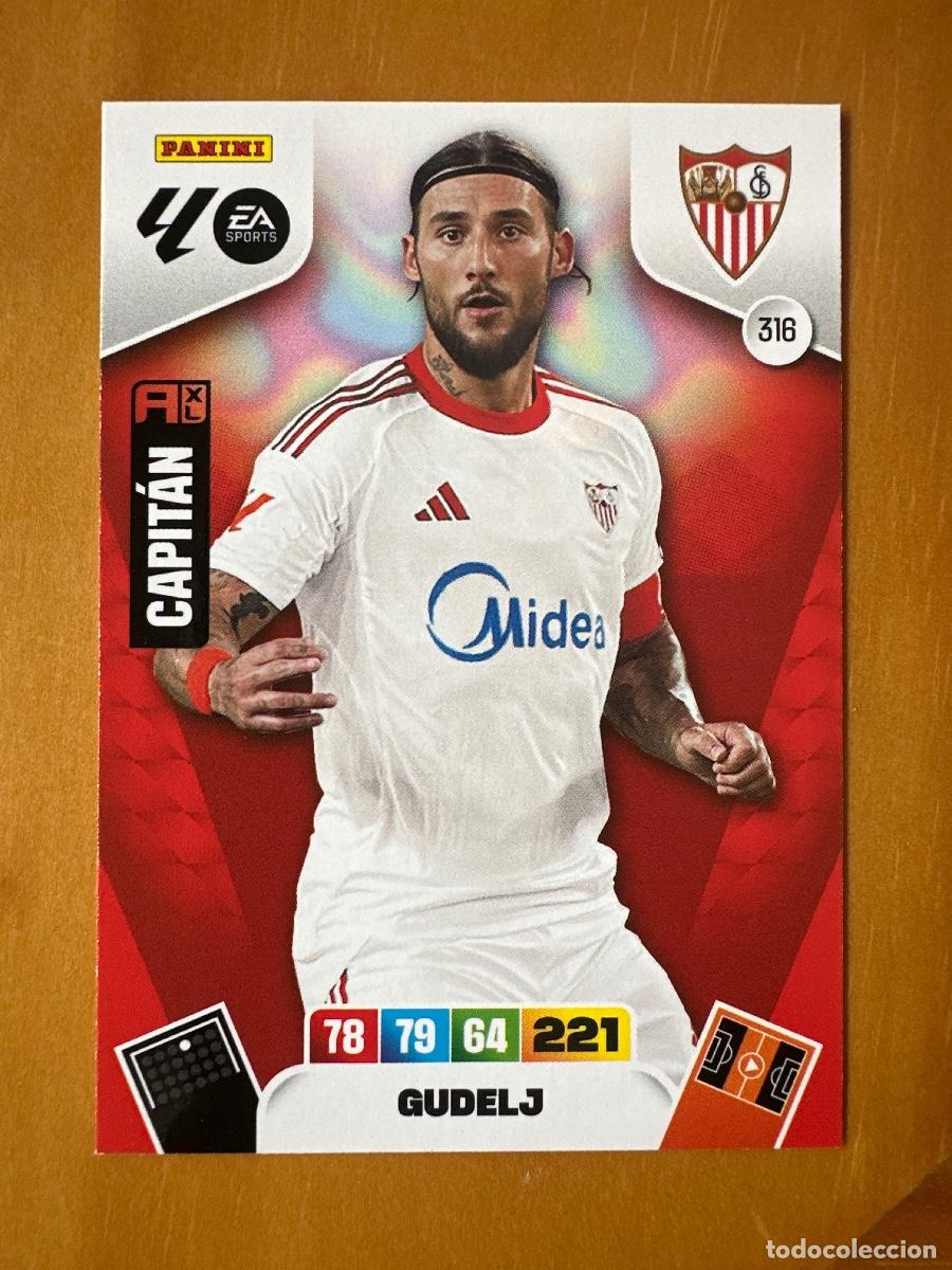 Figurine di Calcio: 316 Nemanja Gudelj, Capit&aacute;n, Sevilla FC, Panini Adrenalyn XL La Liga 2025 2026 25 26