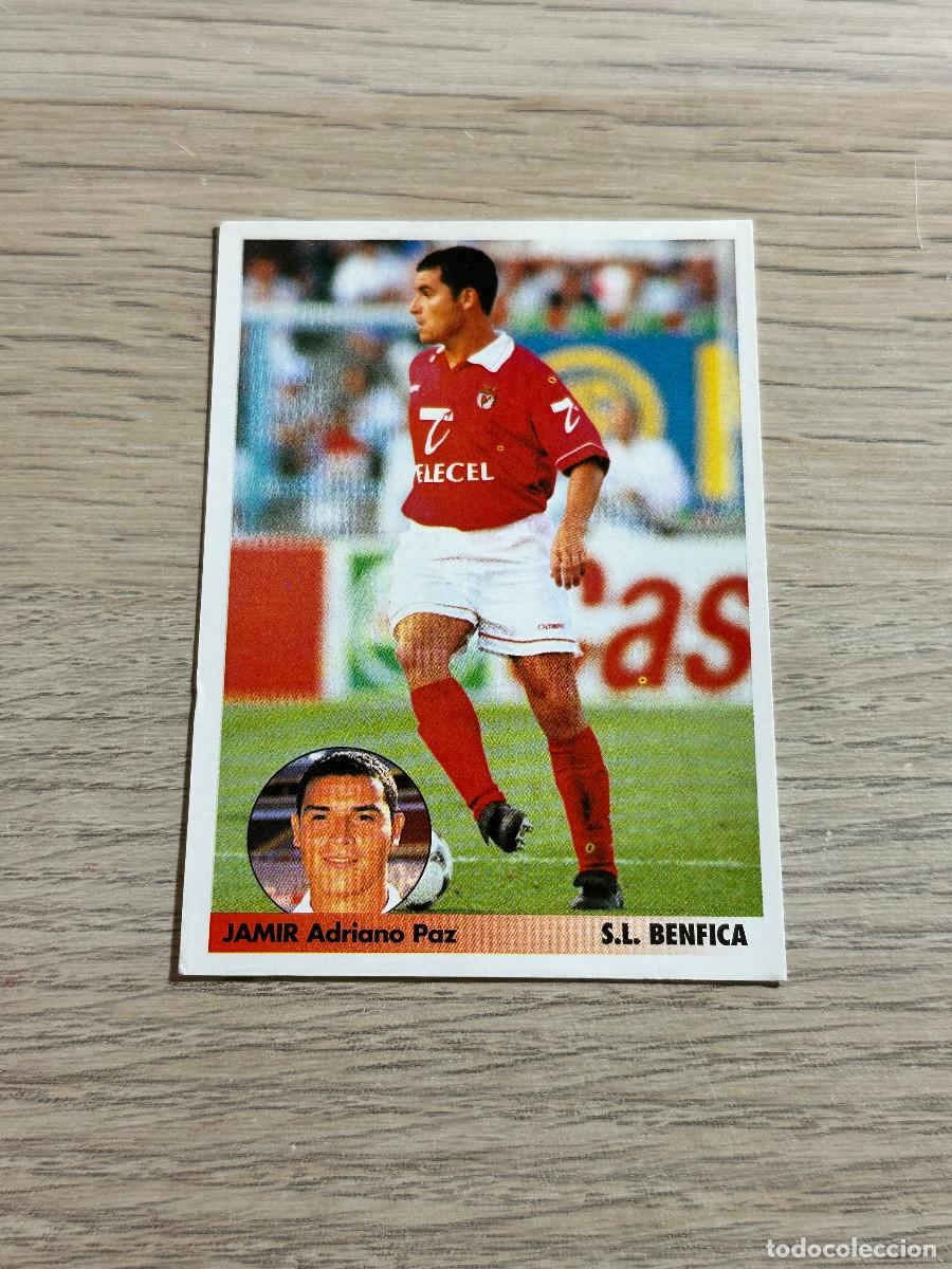 Fu&szlig;ball-Sticker: JAMIR n&ordm; 73 BENFICA LOS MEJORES EQUIPOS DE EUROPA 96 97 PANINI SIN PEGAR NUNCA PEGADO