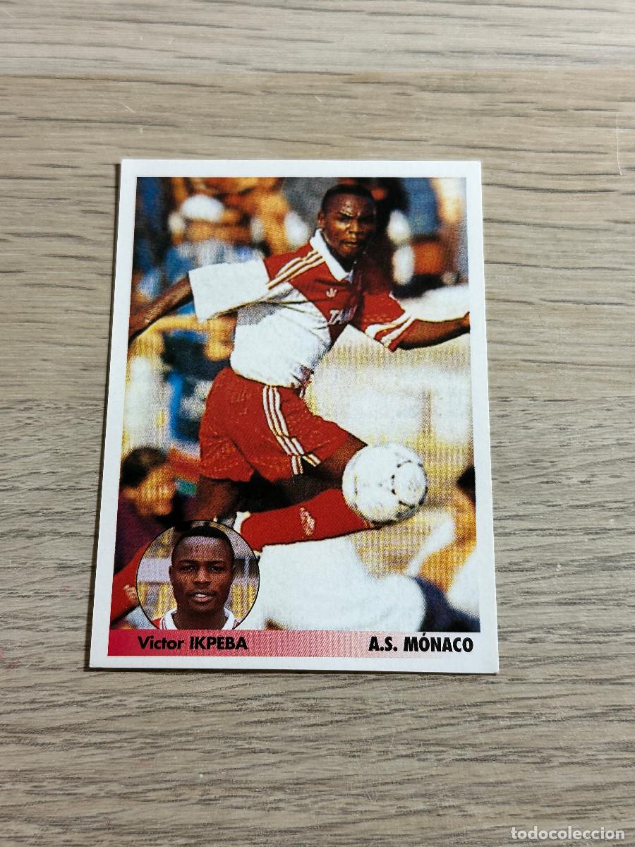 Figurine di Calcio: IKPEBA n&ordm; 175 MONACO LOS MEJORES EQUIPOS DE EUROPA 96 97 PANINI SIN PEGAR NUNCA PEGADO