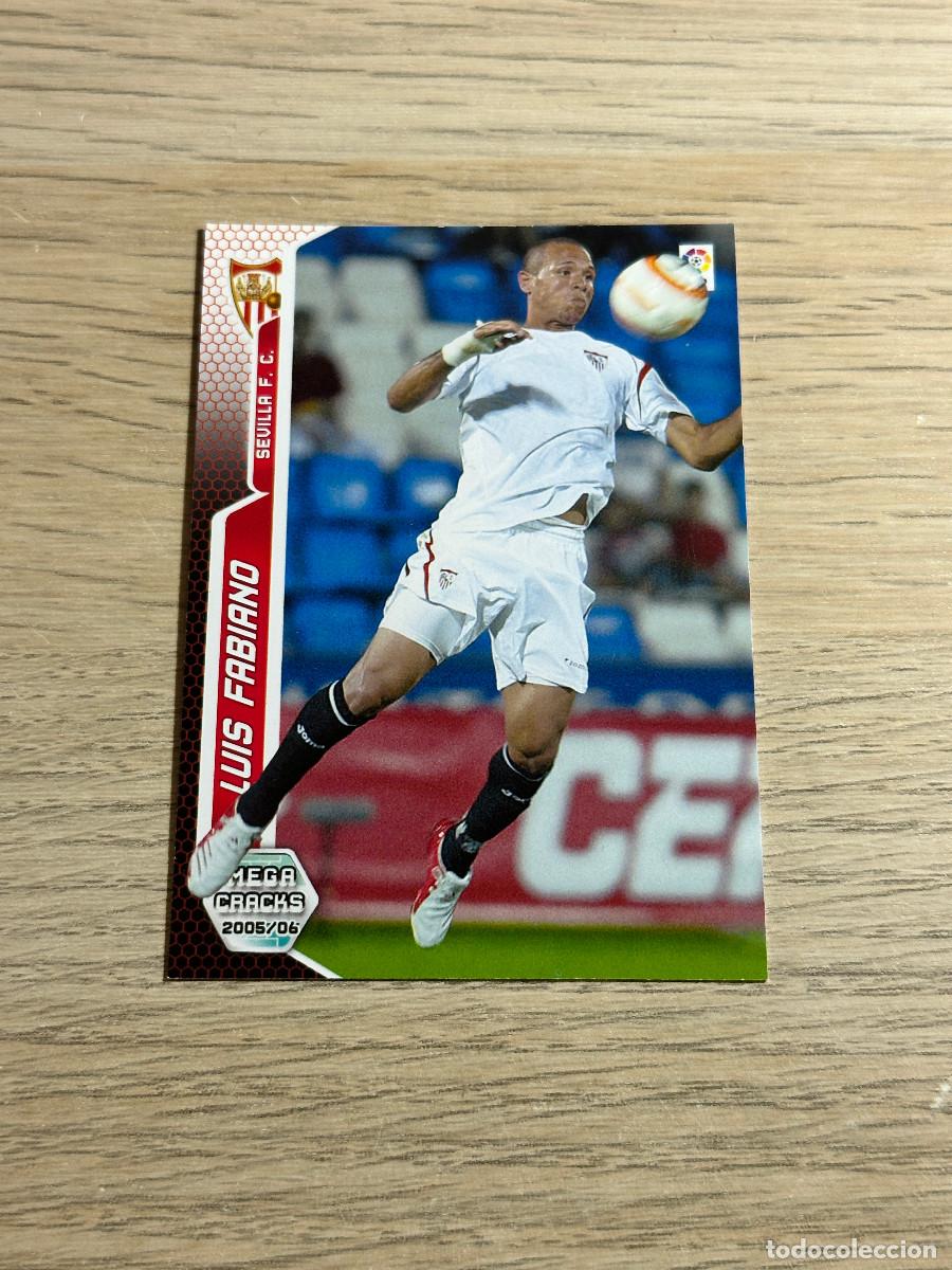 Fu&szlig;ball-Sticker: LUIS FABIANO N&ordm; 286 BIS SEVILLA 2005 2006 PANINI MEGACRACKS 05 06
