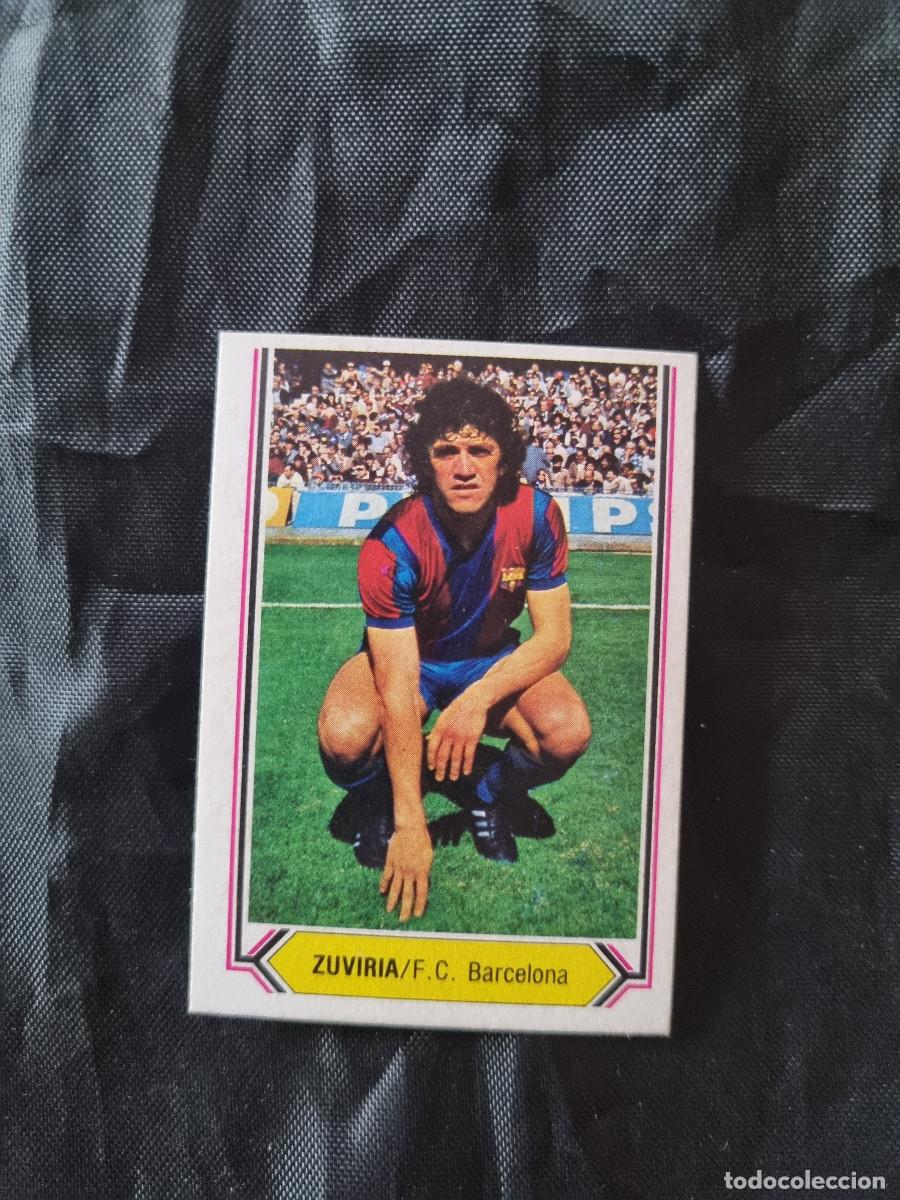 Fu&szlig;ball-Sticker: ZUVIRIA. BARCELONA. SIN PEGAR. EDICIONES ESTE LIGA 80/81. 1980/81. 1980/1981. PEDIDO MINIMO 3&euro;