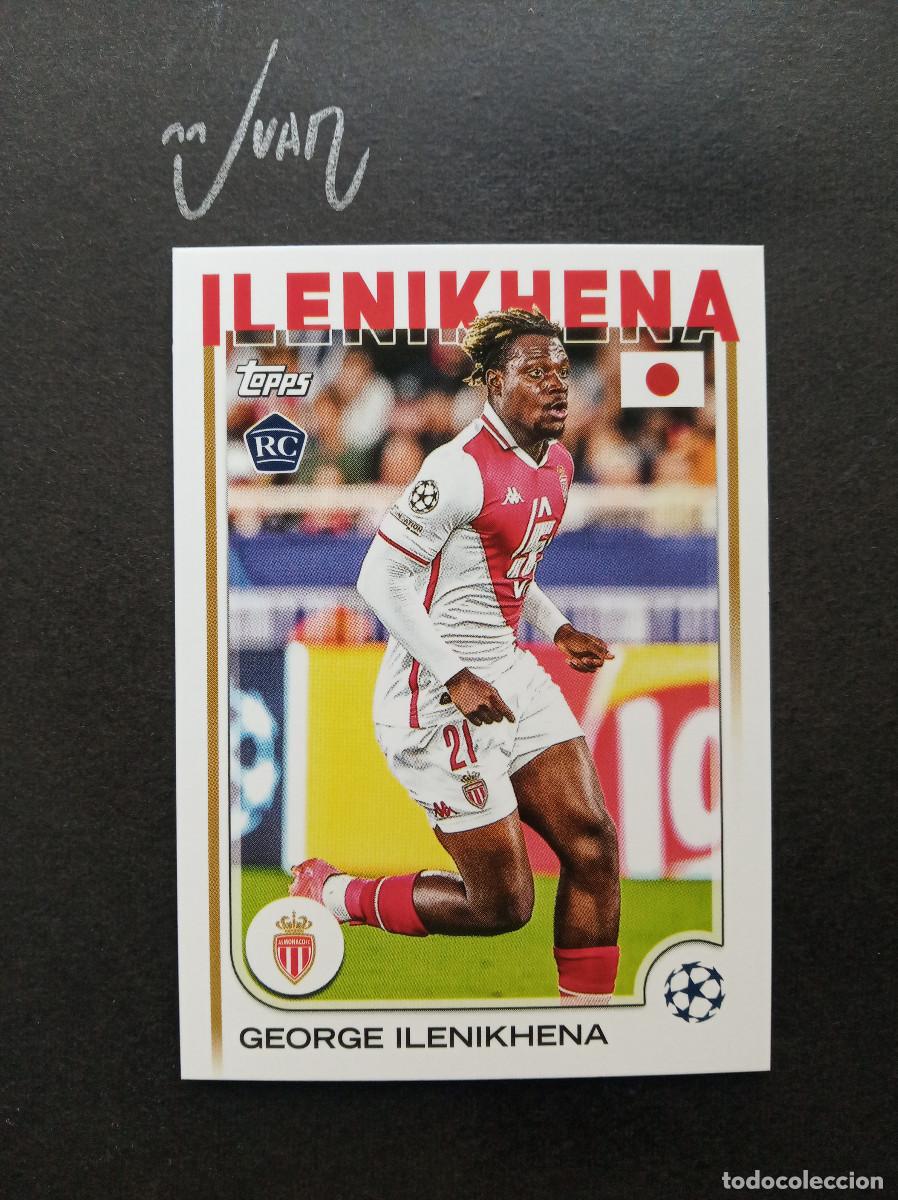 Cromos de F&uacute;tbol: 185 JAPAN EDITION ROOKIE ILENIKHENA AS MONACO ⚽ TOPPS &reg; UEFA CLUB COMPETITIONS 2024 2025 24 25 NUEVO