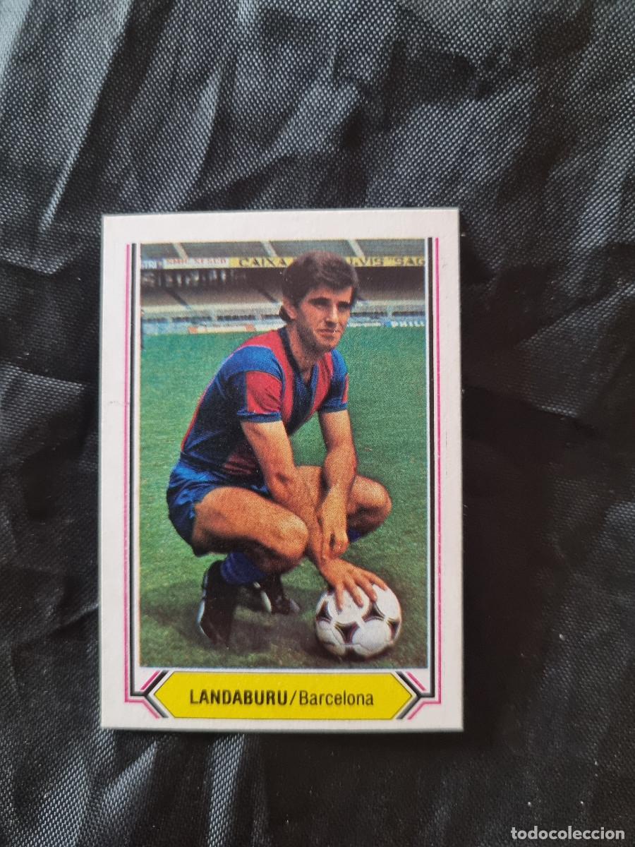 Fu&szlig;ball-Sticker: LANDABURU. BARCELONA. SIN PEGAR. EDICIONES ESTE LIGA 80/81. 1980/81. 1980/1981. PEDIDO MINIMO 3&euro;