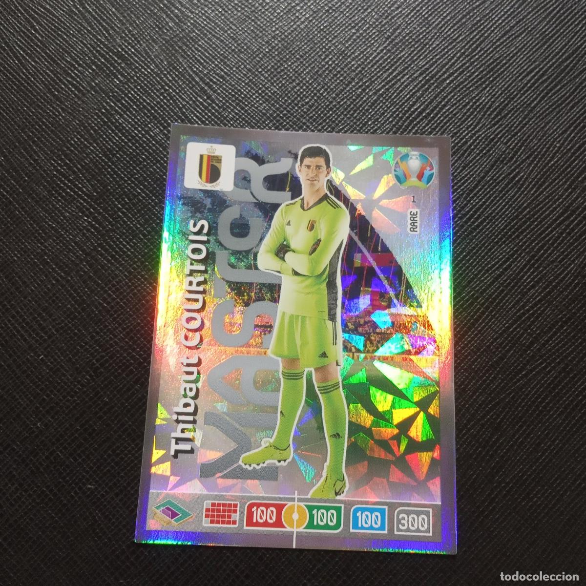 Cromos de F&uacute;tbol: 1 COURTOIS BELGICA PANINI ADRENALYN XL UEFA EURO 2020 CROMO FUTBOL 20 - A202 PG343 RARE