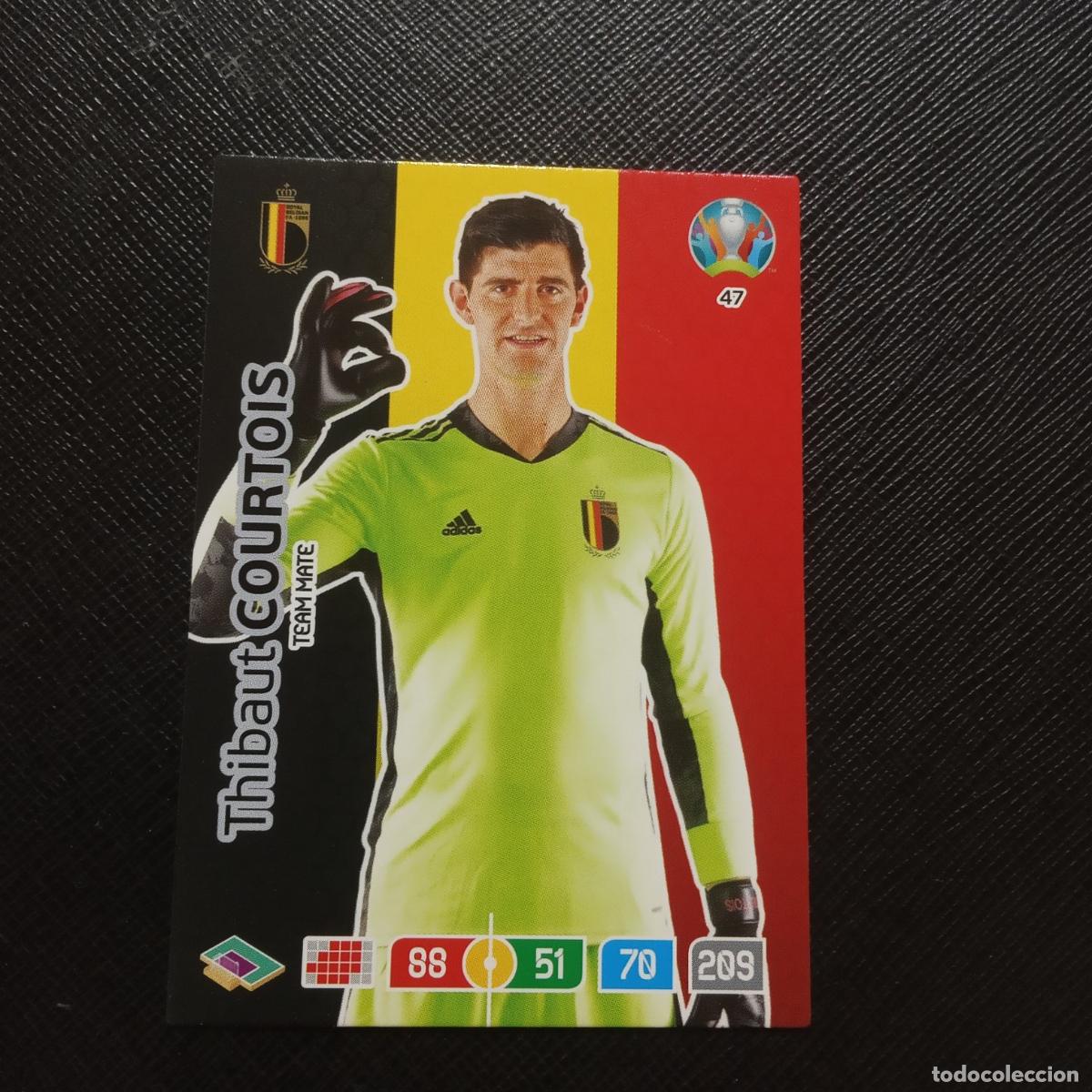 Cromos de F&uacute;tbol: 47 COURTOIS BELGICA PANINI ADRENALYN XL UEFA EURO 2020 CROMO FUTBOL 20 - A202 PG55
