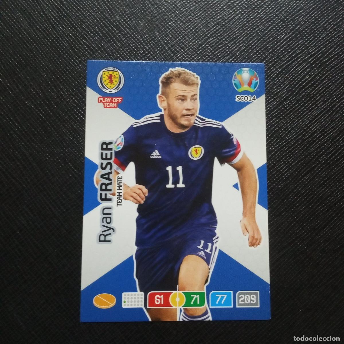Figurine di Calcio: FRASER ESCOCIA PANINI ADRENALYN XL UEFA EURO 2020 CROMO FUTBOL 20 - A202 PG73 ESPECIAL