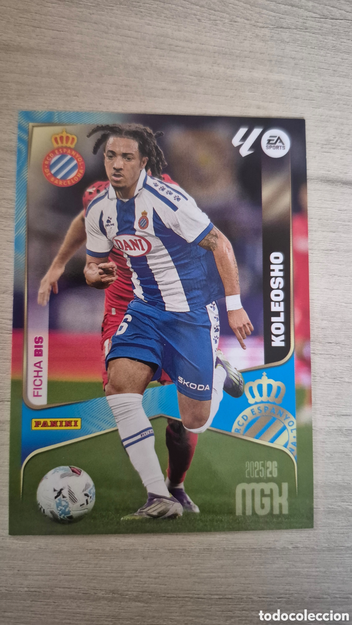 Fu&szlig;ball-Sticker: N&deg;159Bis Espanyol Koleosho Megacracks 25/26