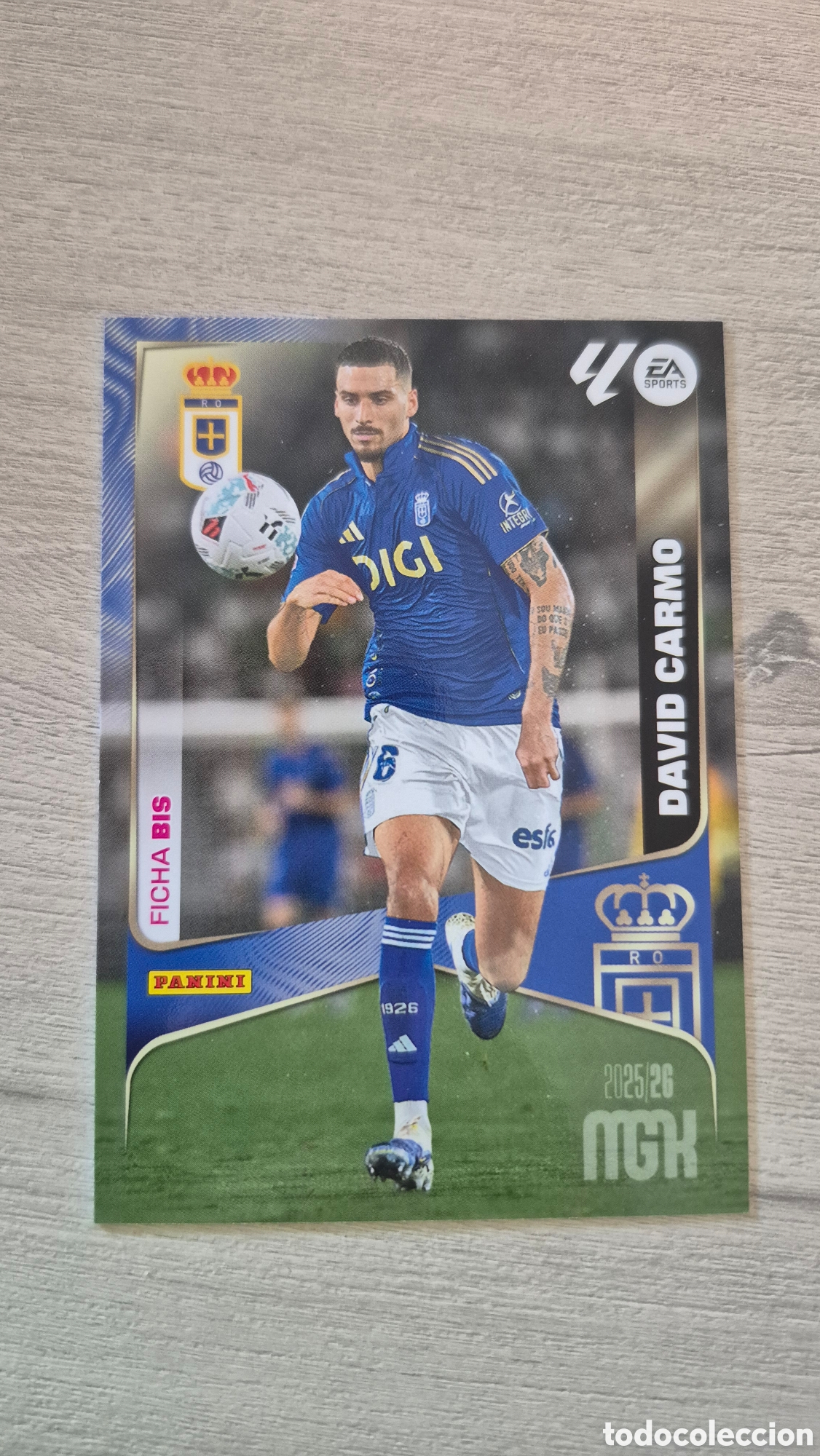 Figurine di Calcio: N&deg;276Bis Oviedo David Carmo Megacracks 25/26