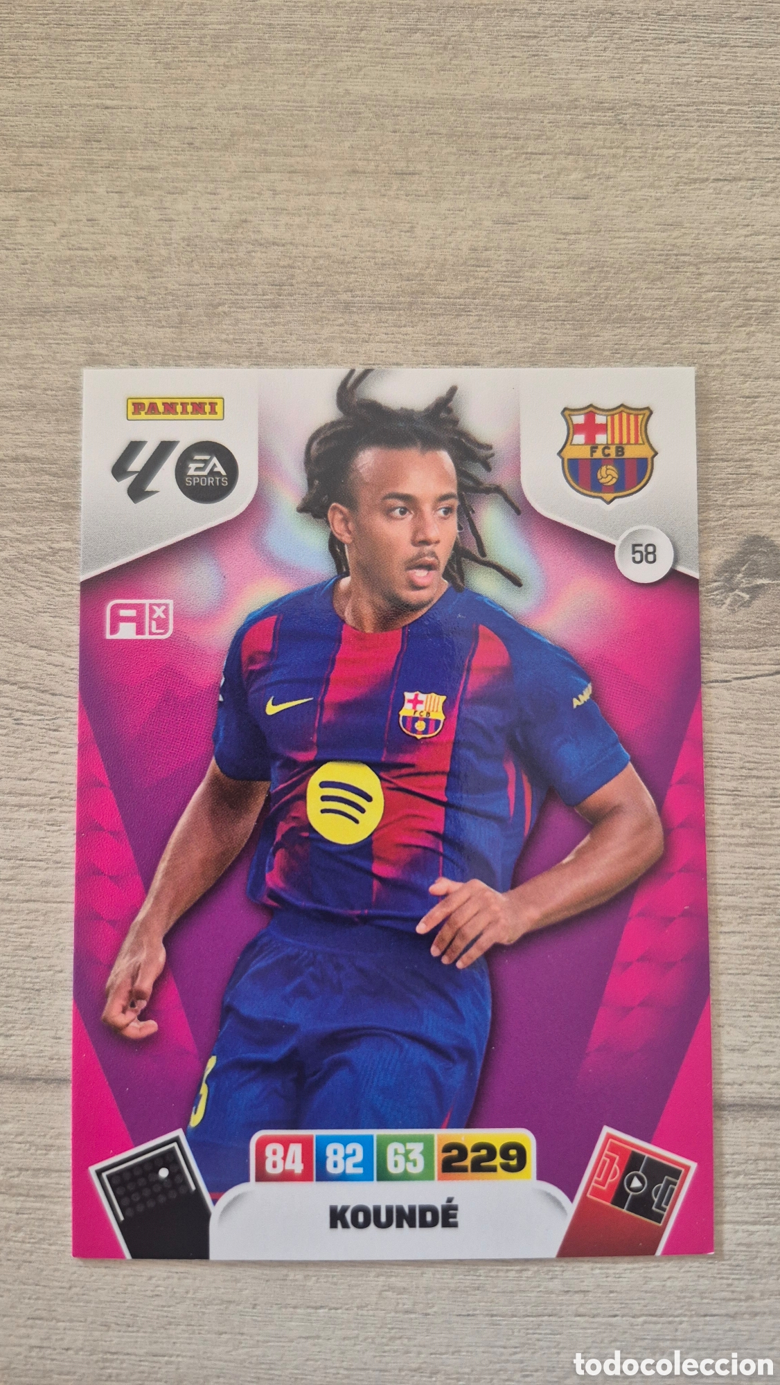 Cromos de Futebol: N&deg;58 Barcelona Kounde Adrenalyn 25/26
