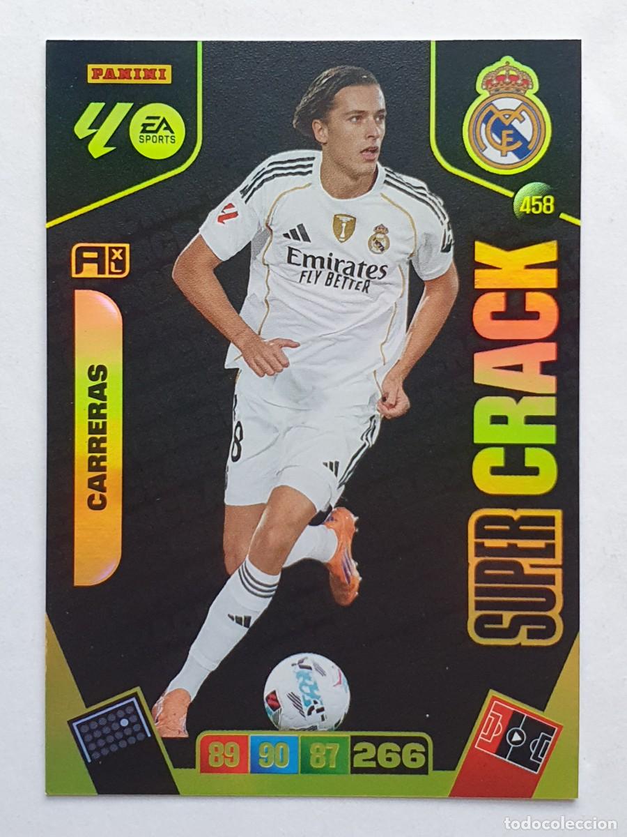 Fu&szlig;ball-Sticker: Super Crack #458 &Aacute;LVARO CARRERAS (Real Madrid) - Adrenalyn XL LaLiga 2025-26