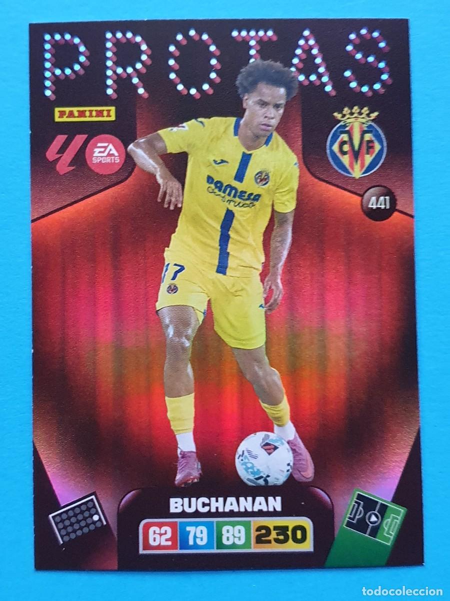 Figurine di Calcio: Protas #441 BUCHANAN (Villarreal) - Adrenalyn XL LaLiga 2025-26