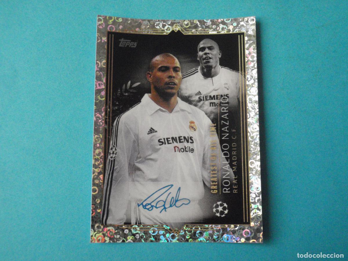 Fu&szlig;ball-Sticker: Cromo sticker 738 RONALDO Real Madrid GOAT MEGA SIGNINGS UEFA Champions League 2023 2024 TOPPS 23 24