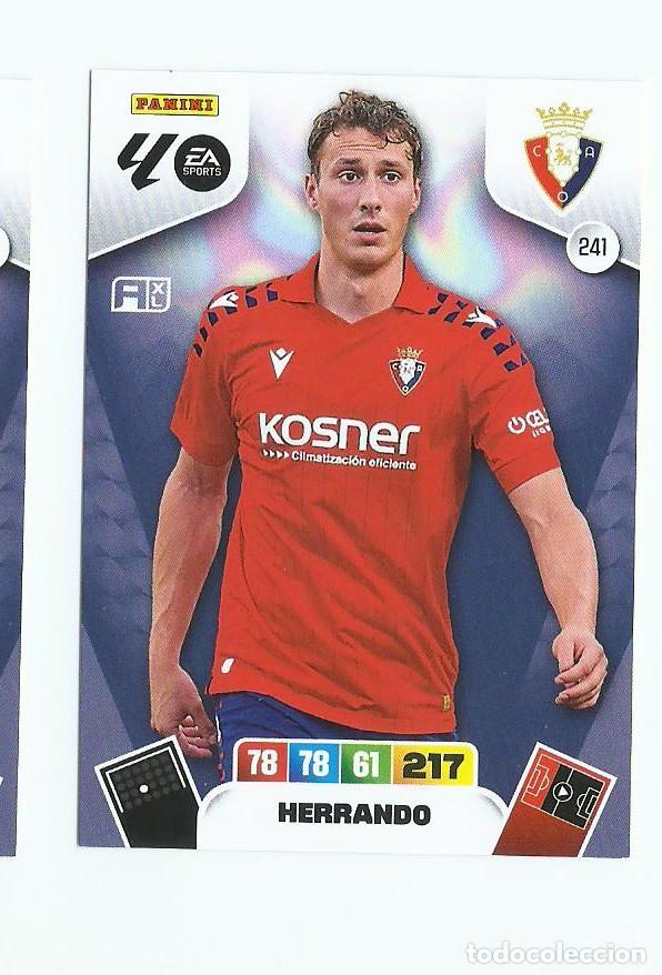 Cromos de Futebol: ADRENALYN 2025/2026 241 HERRRANDO OSASUNA NUEVO PERFECTO