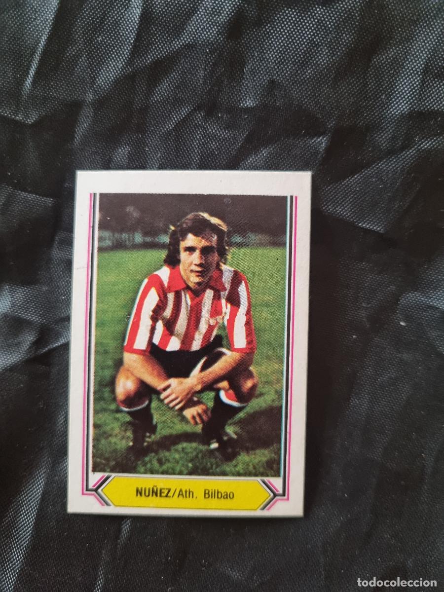Fu&szlig;ball-Sticker: NU&Ntilde;EZ. ATH. BILBAO. SIN PEGAR. EDICIONES ESTE LIGA 80/81. 1980/81. 1980/1981. PEDIDO MINIMO 3&euro;
