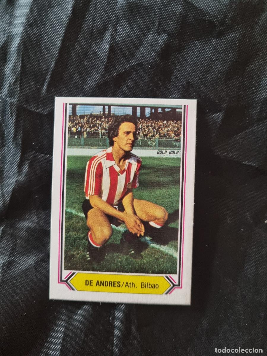 Football Stickers: DE ANDRES. ATH. BILBAO. SIN PEGAR. EDICIONES ESTE LIGA 80/81. 1980/81. 1980/1981. PEDIDO MINIMO 3&euro;