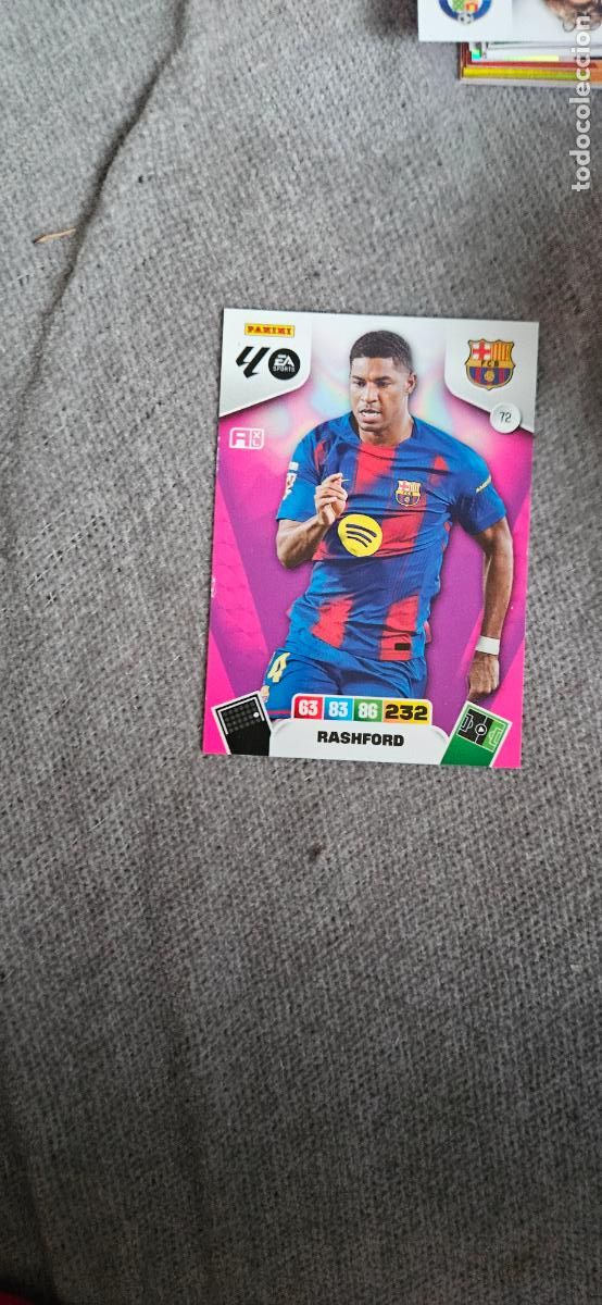 Figurine di Calcio: barcelona 72 rashford adrenalyn 2025 2026 25 26 trading card