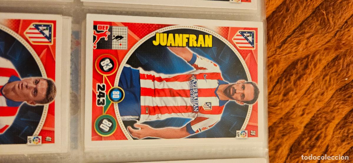 Figurine di Calcio: atletico de madridjuanfran 38 adrelanyn 14 15 2014 2015 trading card