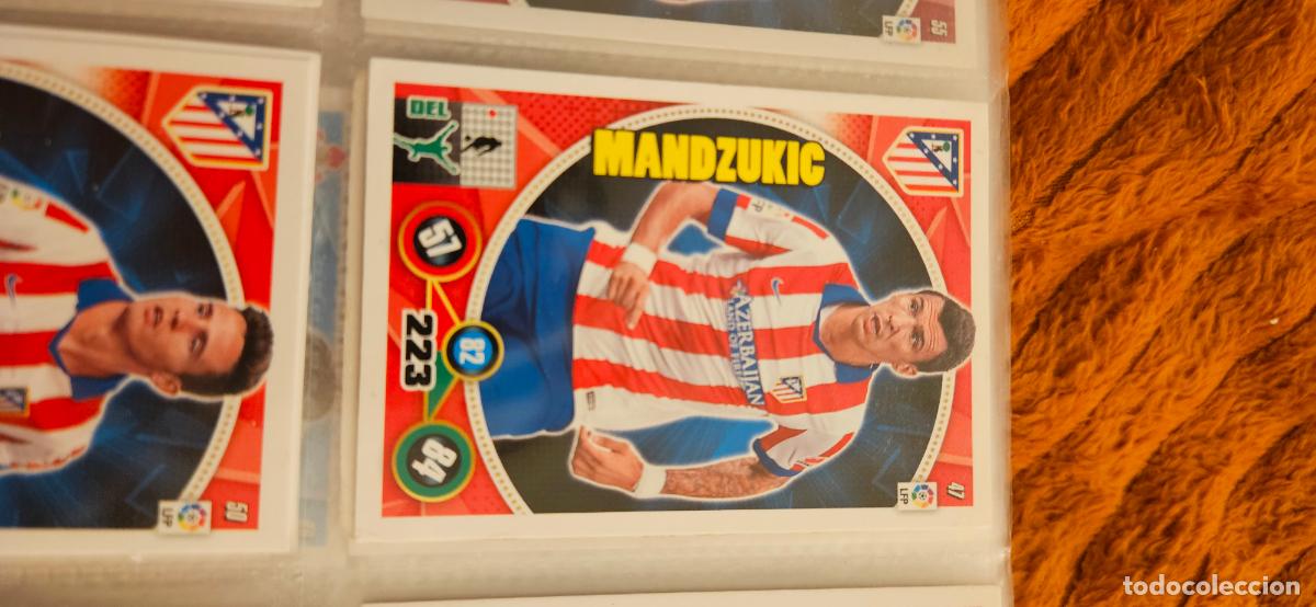 Figurine di Calcio: atletico de madrid 47 mandzukic adrelanyn 14 15 2014 2015 trading card