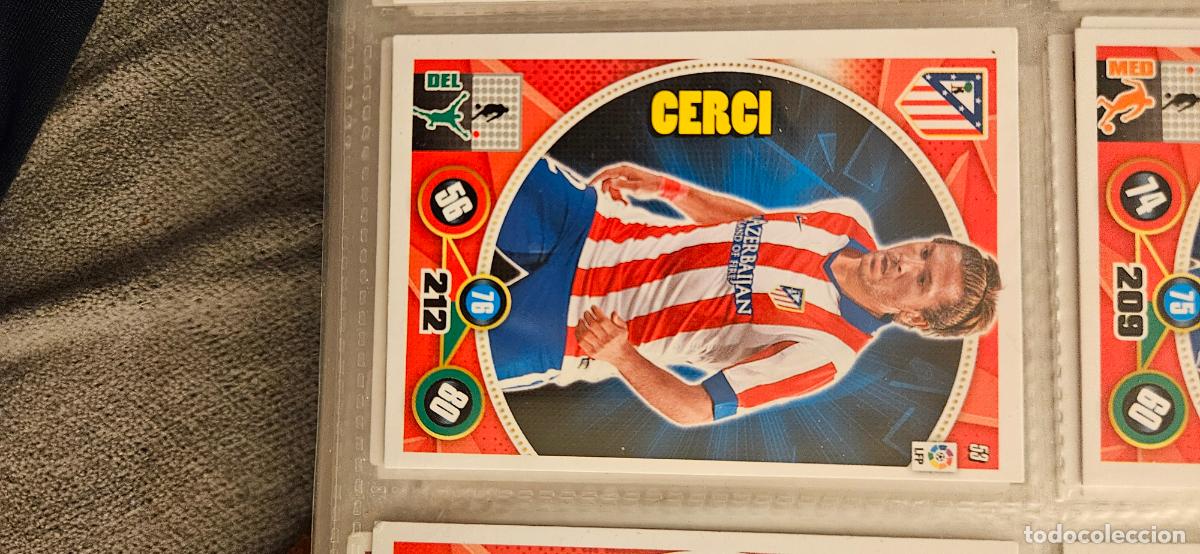 Figurine di Calcio: atletico de madrid cerci 53 adrelanyn 14 15 2014 2015 trading card