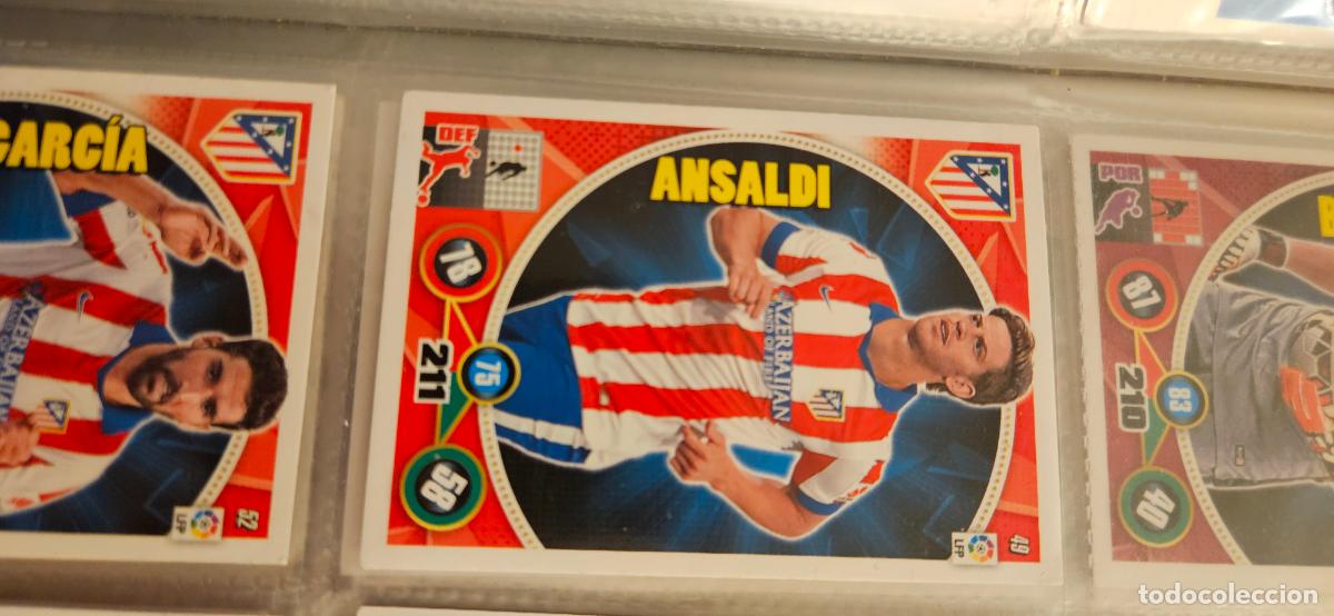 Figurine di Calcio: atletico de madrid ansaldi 49 adrelanyn 14 15 2014 2015 trading card