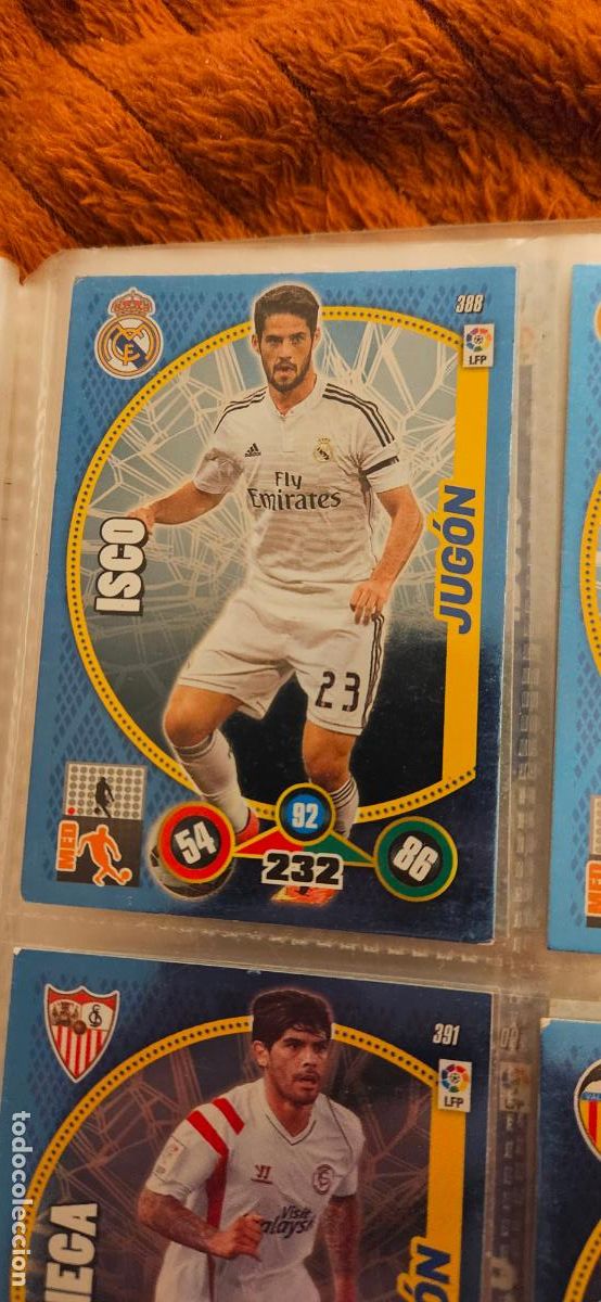 Cromos de F&uacute;tbol: jugon 388 isco real madrid adrenalyn 2014 2015 14 15 trading card