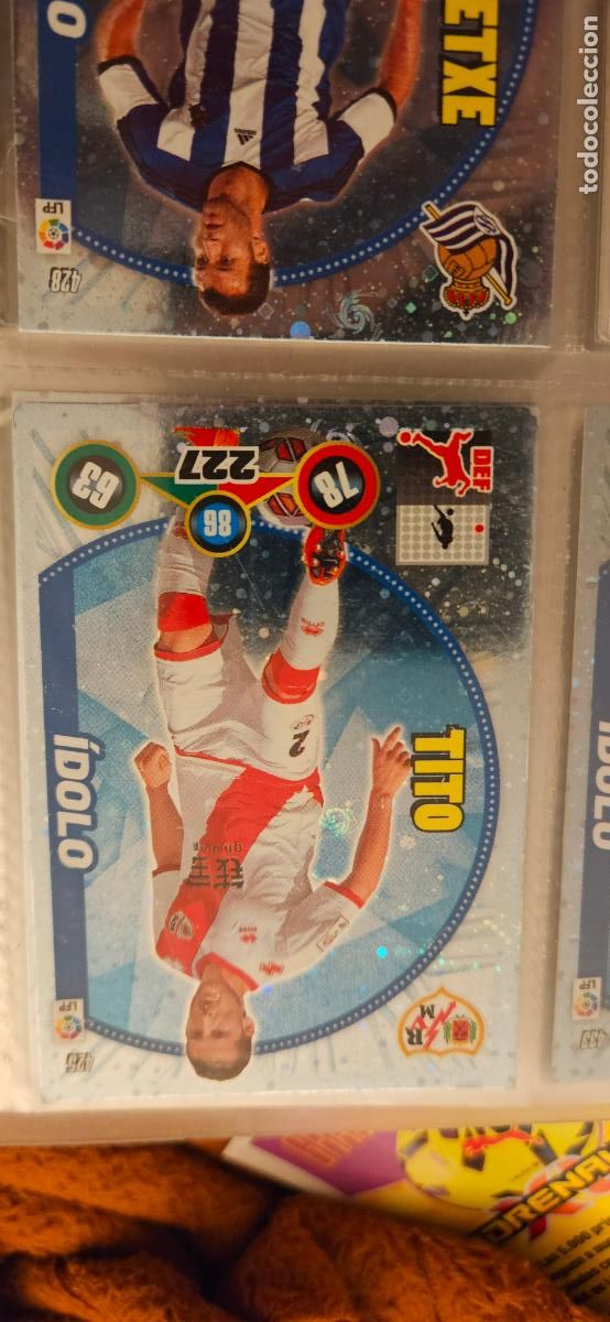 Football Stickers: idolo 425 tito rayo vallecano adrenalyn 2014 2015 14 15 trading card