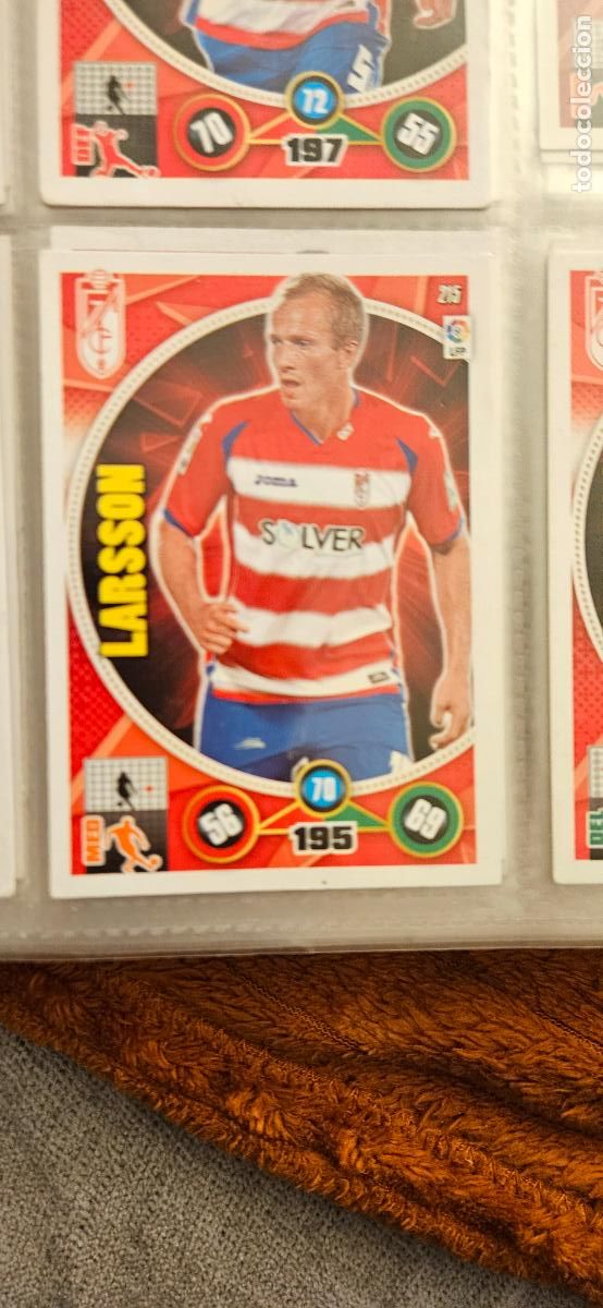 Fu&szlig;ball-Sticker: granada larsson 215 adrenalyn 2014 2015 14 15 trading card