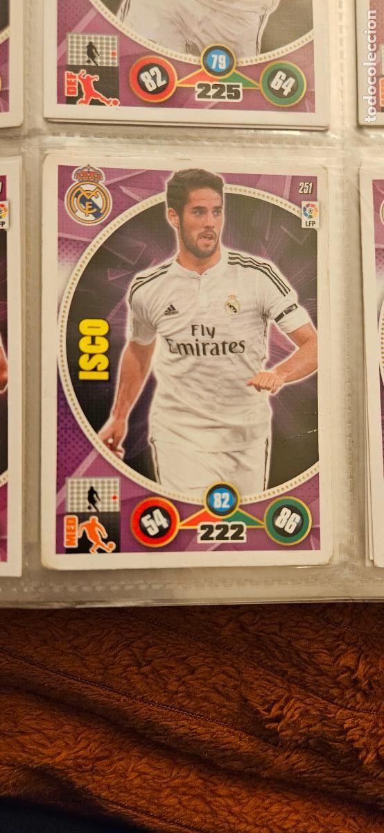 Cromos de F&uacute;tbol: real madrid 251 isco adrenalyn 2014 2015 14 15 trading card