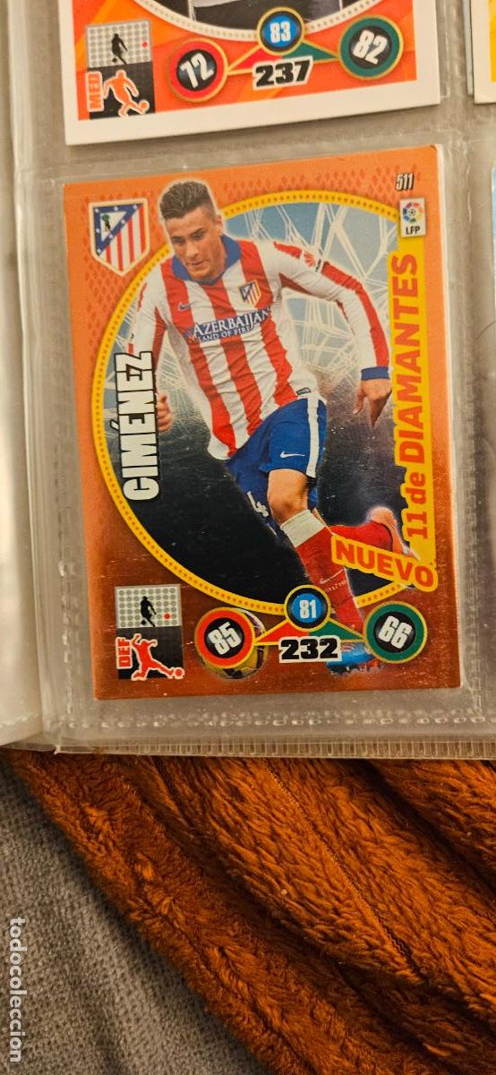 Cromos de f&uacute;tbol: 511 gimenez 11 diamantes nuevo adrenalyn 2014 2014 14 15 trading card