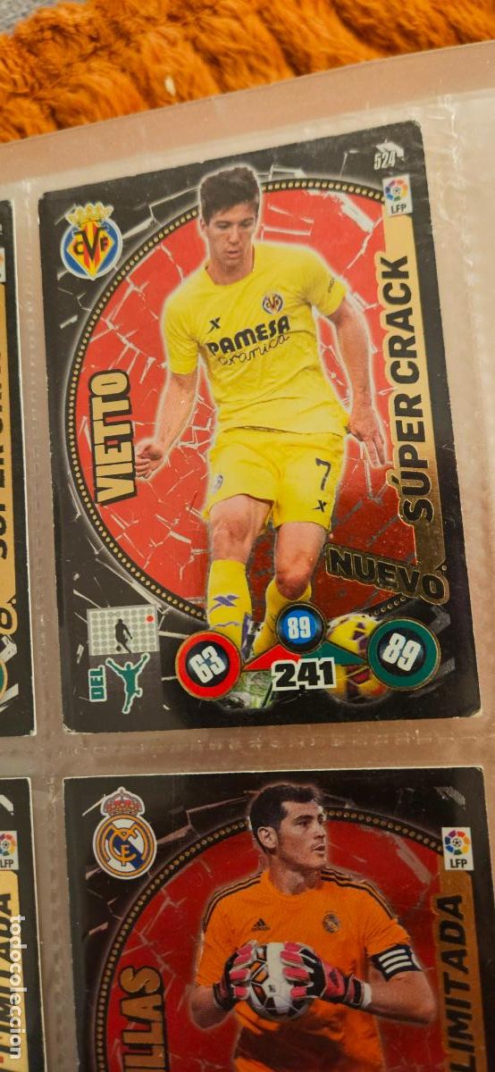 Cromos de F&uacute;tbol: super crack nuevo 524 vietto villarreal adrenalyn 2014 2014 14 15 trading card