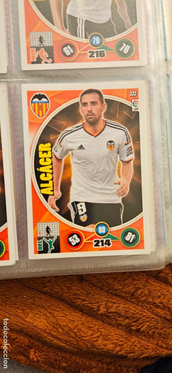 Figurine di Calcio: valencia 333 alcacer adrenalyn 2014 2015 14 15 trading card