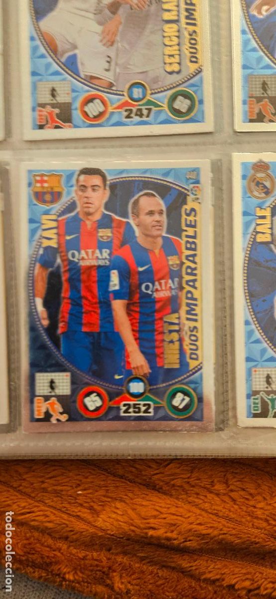 Cromos de f&uacute;tbol: duos imparables 440 barcelona adrenalyn 2014 2015 14 15 trading card