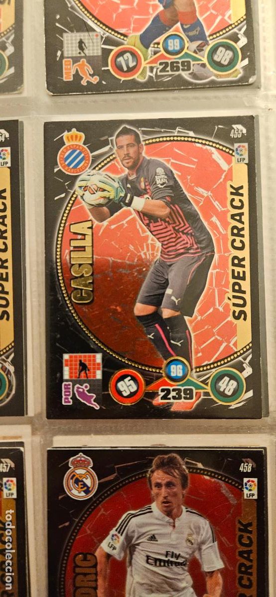 Cromos de F&uacute;tbol: super crack 455 casilla espa&ntilde;ol adrenalyn 2014 2015 14 15 trading card