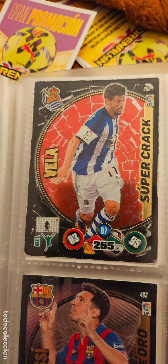 Cartes &agrave; collectionner de Football: super crack 460 vela real sociedad adrenalyn 2014 2015 14 15 trading card