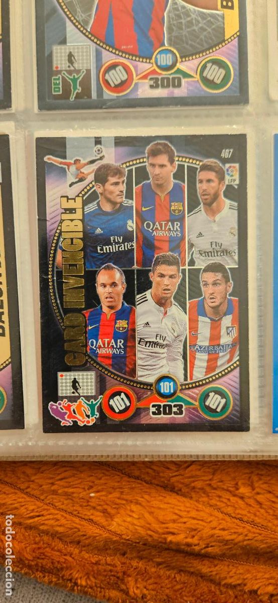 Cromos de f&uacute;tbol: card invencible 467 adrenalyn 2014 2015 14 15 trading card