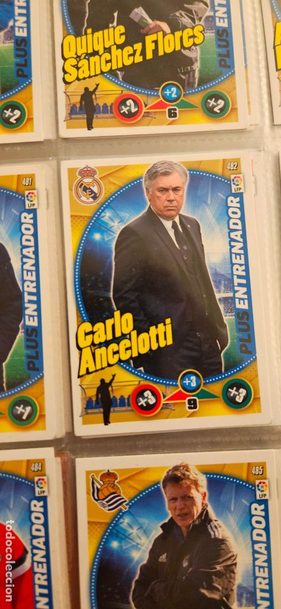 Cromos de F&uacute;tbol: entrenador482 ancelotti real madrid adrenalyn 2014 2014 14 15 trading card