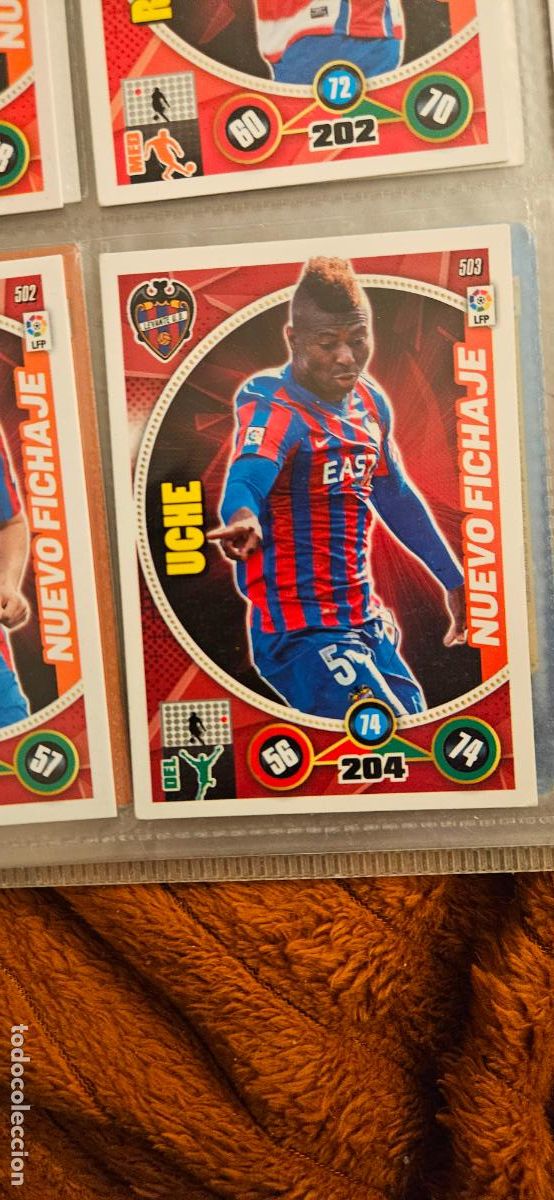 Fu&szlig;ball-Sticker: nuevo fichaje uche levante 503 adrenalyn 2014 2014 14 15 trading card