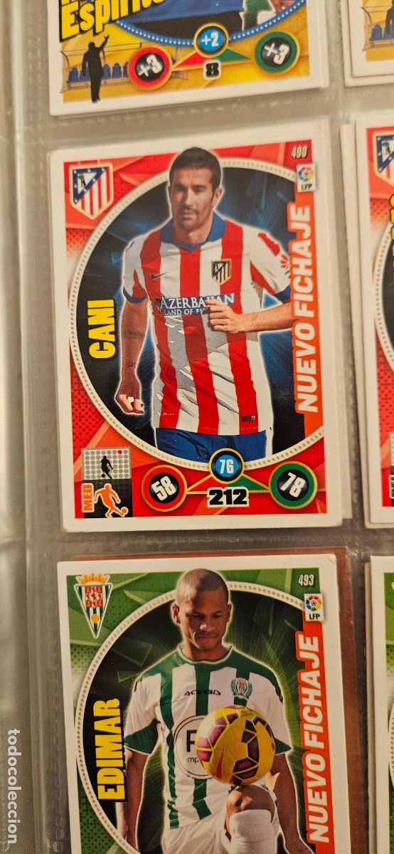 Fu&szlig;ball-Sticker: nuevo fichaje 490 cani atletico de madrid adrenalyn 2014 2014 14 15 trading card