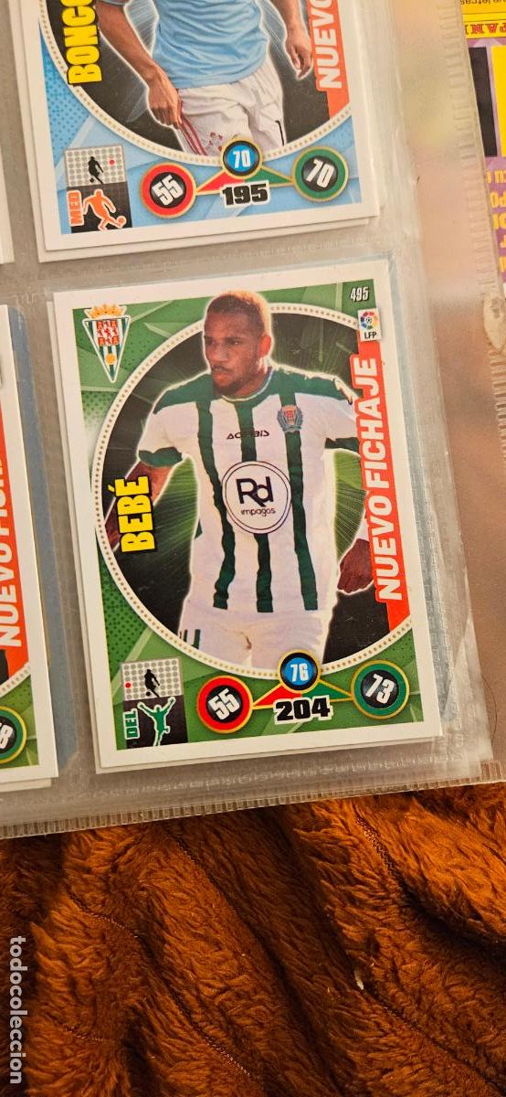 Fu&szlig;ball-Sticker: nuevo fichaje 495 bebe cordoba adrenalyn 2014 2014 14 15 trading card